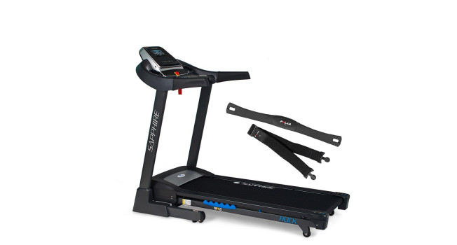 Bieżnia treningowa sapphire sg-2300t rock + mata ochronna i pas hrc polar t34 gratis!