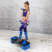 Step fitness trzystopniowy sapphire sg-055 - niebieski