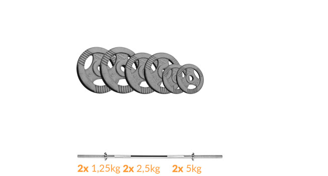 Zestaw obciążeń sapphire master 23 kg