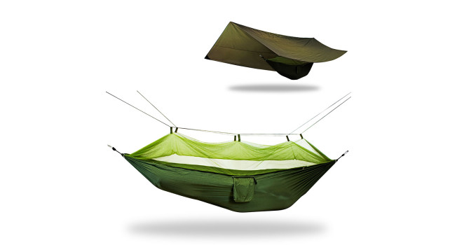 Hamak turystyczny z moskitierą sapphire st-300 forest