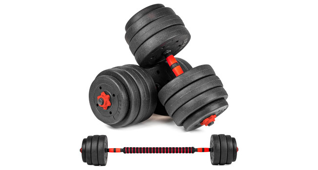 Hantle regulowane z funkcją sztangi sapphire sg-20c 2x20kg
