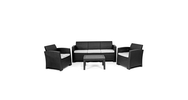 Zestaw mebli ogrodowych sapphire st-1550 venice - stolik + sofa + 2 fotele