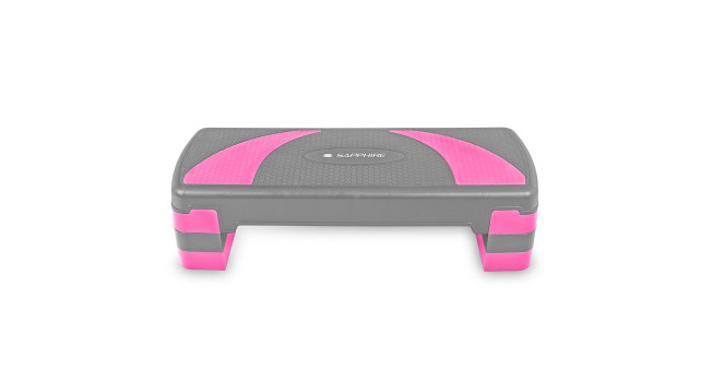 Step fitness trzystopniowy sapphire sg-055 - różowy