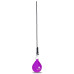 Hula hop z wypustkami i obciążnikiem sapphire sg-059 - fioletowe