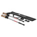 Kije do nordic walking trekking sapphire st-073 + 2 pary końcówek i pokrowiec - szare