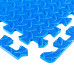 Mata ochronna puzzle sapphire sg-1005 118x118 cm - niebieska