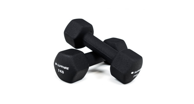 Hantelki fitness sapphire sg-1103dv 2x3 kg