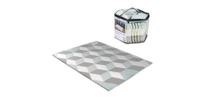Podłogowa mata puzzle dla dzieci sapphire kids sk-23 - romby
