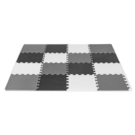 Podłogowa mata puzzle dla dzieci sapphire kids sk-57 - czarno-biała