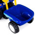 Jeździk pchacz traktor z przyczepą new holland t7 - niebieski