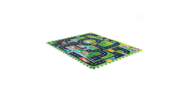 Podłogowa mata puzzle dla dzieci sapphire kids sk-59 - city