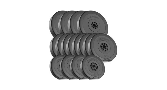 Pakiet obciążeń sapphire solid 90 kg